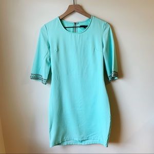 Lulu's Embellished Mint Green Dress